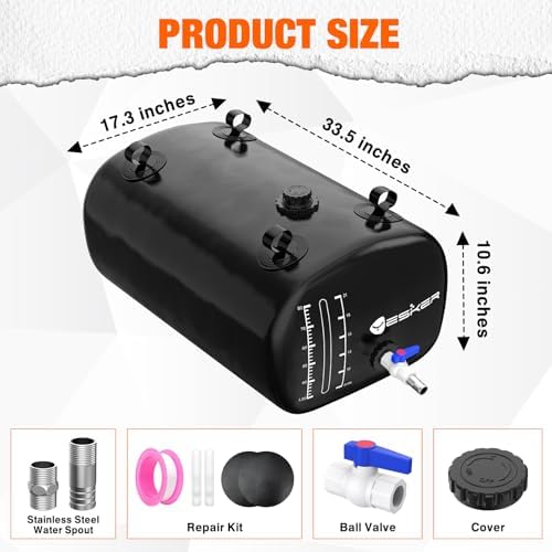 Yesker 30 Gallon Portable Water Tank Bladder for Camping Containers - Image 2