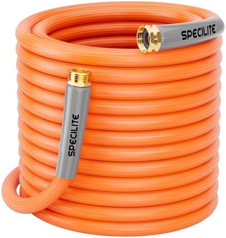 SPECILITE Garden Water Hose 100 ft x 5/8", 450-1300psi for Hot/Cold Water by SPECILITE