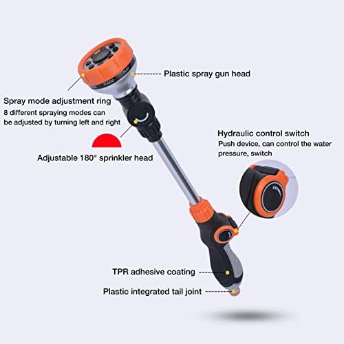 Metal Watering Wand, Metal Garden Hose Wand with 8 Spray Patterns Flow - Image 4