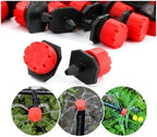 Irrigation System forgarden 4/7mm Garden Irrigation Nozzle Adjustable Dripper Sprinkler Emitter Micro Drip Greenhouse Watering Spray Garden Sprinkler(Green-300PCS) - Image 6