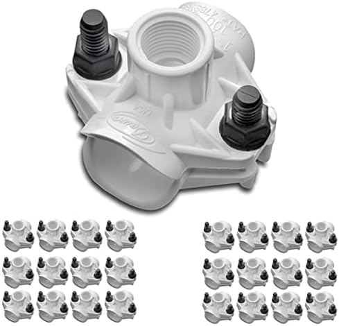 Dawn Industries 100C, 1" Saddle Tee x 1/2˝ FPT, KwikSeal Plastic Saddles Poly, Made in USA (25) by Unknown