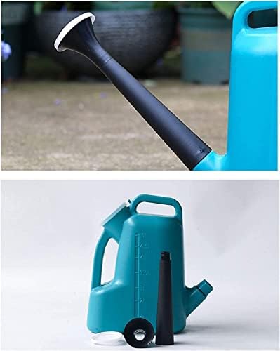 Small Watering can, Plastic Watering Can with Long Spout to Prevent Spillage Watering Can for Indoor and Outdoor Plant Potted Flowers Watering Pot Practical (Blue1 3l) (Color : Green1, Size : 3l) - Image 4