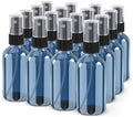 Wedama Spray Bottle, 4 oz Fine Mist Glass Spray Bottles, Little Refillable Liquid Containers for Watering Flowers Cleaning (16 Pack Indigo Blue) by Wedama
