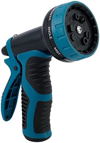 Xiaohu Adjustable Garden Hose Nozzle Water Gun Hose Nozzle Car Washer Garden Watering Jet Spray High Pressure Sprinkler Foam Lance Automobiles Cleaning Tool (Color : Blue) by Unknown