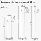 Freestanding Stainless Steel Garden Water Column, Durable Outdoor Hose Stand & Tap for Irrigation, Washing, and Yard Fountain - Floor Mounted Hydrant Solution - Image 2