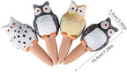 Pack of 4 Large Owl Shaped Ceramic Plant Watering Stakes Automatic Drip Irrigation Spikes for Indoor Outdoor Garden Deco - Image 2