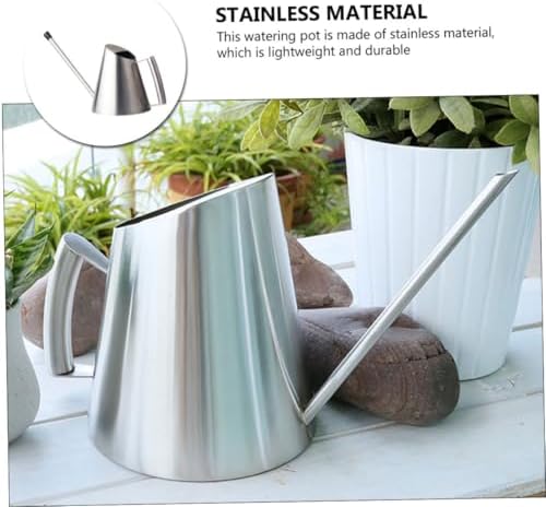 400ml Stainless Steel Watering Can for Houseplants and Flowers - Image 6