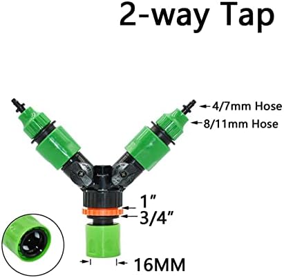 Garden Hose Splitter 2/4-way Garden Tap Y-Type Water Connector Agriculture Water Pipe Fittings 1Pcs (Color : C) - Image 3