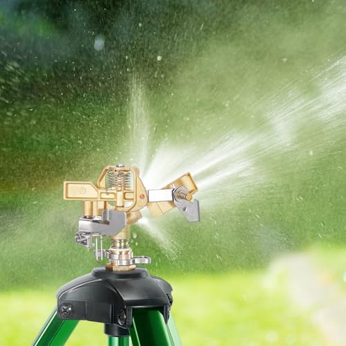 Impact Sprinkler on Tripod Base, 360° Coverage, 3/4in - Image 3