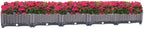 YSUEFIJO Planter Box Outdoor Plastic, Raised Garden Bed Planter Box, Planter Raised Beds for Vegetables, for Easy DIY and Cleaning, for Planting Outdoor Plants Vegetables by WELCOMETOYSUEFIJO