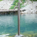 Floor Mounted Faucet Outdoor Water Pipe Vertical Fountain Irrigation Column,Vertical Garden Water Column,freestanding Hose Stand with Faucet,for Patio/Backyard - Garden Hose Stand,Garden Wat by Unknown