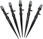 Garden Adjustable Mist Sprayer Nozzle Atomizing Drip Irrigation Head 5PCS - Image 2
