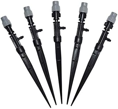 Garden Adjustable Mist Sprayer Nozzle Atomizing Drip Irrigation Head 5PCS - Image 2