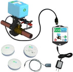 EVC400-MW-SK3-WLS1M Bulldog Matter WiFi Valve Robot Kit with 3 Leak Sensors + Wired Sensor, Smart Water Shutoff Valve, No Hub Required, Easy DIY Install, Fits up to 1.5" Valves by EcoNetControls