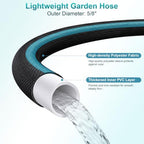 Lightweight Garden Hose 50ft, Flexible Water Hose with 10-Function Nozzle - Image 3