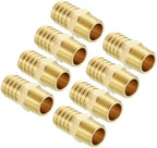 8pcs Brass Hose Barb Fittings 1" Hose Barb to 3/4" NPT Male by Kozelo