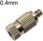 Quick Connect Hose Fittings 3/16" Male Thread Spray Nozzle Garden Sprinkler Plant Cooling Systeem High Pressure Misting Nozzles Fogging Sprayers 40 Pcs (Color : 0.4 mm Mist) - Image 2