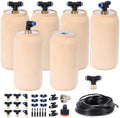 6pcs 3.5x3.5x7in Automatic Drip Irrigation Kits Garden Irrigation System Ollas Watering System for Your Garden 30 oz Plant Watering Devices for Garden Drip Plant Watering Stakes for Pots by LovelyRan