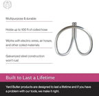Yard Butler Rust-Proof Hose Hanger, Galvanized Steel, 100 Feet - Image 4