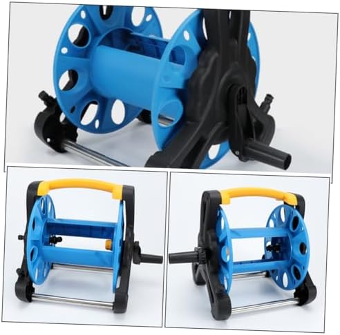 Freestanding Garden Hose Reel Storage Organizer, Blue PP Tangle-resistant - Image 5