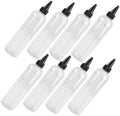 GALPADA 8pcs Oz Graduated Plastic Squeeze Bottle with Pet Material and Precise Dispensing for Kitchen Use, Reusable and Easy to Clean Oil and Sauce Applicator by GALPADA