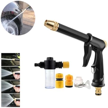 High Pressure Water Gun For Car Wash, Garden Watering, Floor Cleaning, Adjustable Nozzle Sprayer Washer Pipe Foam Tool Sprinkler(03) - Image 2