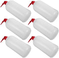 6 Pack Plastic Wash Bottles 1000ml Narrow Mouth Refillable by FUNOMOCYA