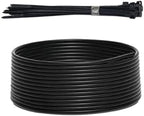 Ultimate 370FT Drip Irrigation Bundle – 240FT Quick Connect System + 130FT Flexible Hose with Accessories – 2 Tubing Sizes 1/2" & 1/4 for Custom Watering - Image 4