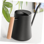 Watering Pot and Wood Handle with Long Spout Vintage Stainless Steel - Image 3