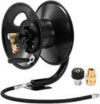 Tool Daily Pressure Washer Hose Reel 100FT x 3/8" / 150FT x 1/4" for Water by ToolDaily