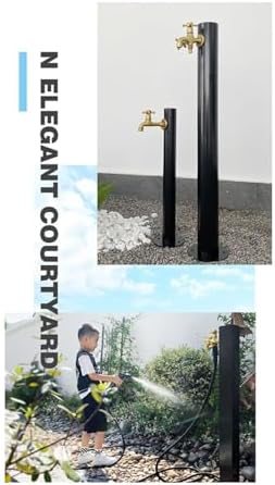 Outdoor Stainless Steel Faucet Stand - Freestanding Vertical Garden Hose Holder for Outdoor Use - Durable 304 Material, Ideal for Garden and Yard - Image 5