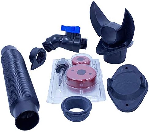 Rain Barrel Diverter Kits for 3inch and 4inch Round Downspouts | includes Spigot and Hole Saw Set by Aquabarrel