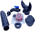Rain Barrel Diverter Kits for 3inch and 4inch Round Downspouts | includes Spigot and Hole Saw Set by Aquabarrel