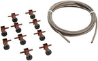 4 Pack - 10 Distributor Drippers with 3mm Tubing for Irrigation and Automatic Watering by BlumatWateringSystems