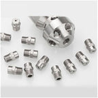 360° Spin Nozzle 13-Hole Multi-Head Linear & Full Cone Spray High Pressure Water for Construction & Tank Cleaning(1.2Female 3.0mm) - Image 6