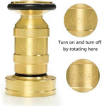 Fire Hose Nozzle 2" NPSH/NPT Fire Fighter Hose Nozzle 100 psi 75 gpm - Image 3