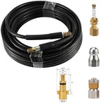 Drain Cleaning Hose Pressure Hose High Pressure Washer Nozzle Pipe Cleaning Nozzle(Style F,2 Meter) by Unknown