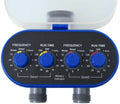 Double Outlet Water Timer with Ball Valves for Garden Irrigation by Unknown
