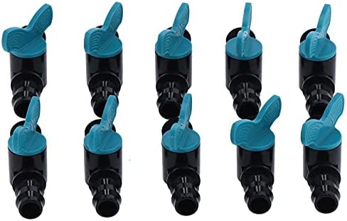 Tnfeeon Accessories Off Valve 20mm Inline Water Control Switch for Garden Drip Irrigation Greenhouse Sprinkler System 50PCS 1/2 Inch Male Thread Irrigation Shut Watering Equipment Nan - Image 3