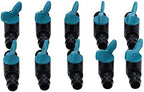 Tnfeeon Accessories Off Valve 20mm Inline Water Control Switch for Garden Drip Irrigation Greenhouse Sprinkler System 50PCS 1/2 Inch Male Thread Irrigation Shut Watering Equipment Nan - Image 3
