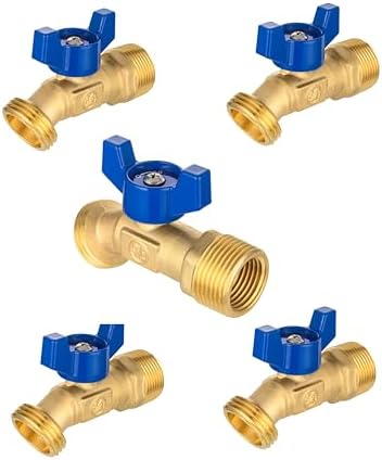 5 Piece EFIELD 3/4"Male NPT Inlet × 3/4"Male GHT Outlet Spigot by EFIELDPEXTUBING
