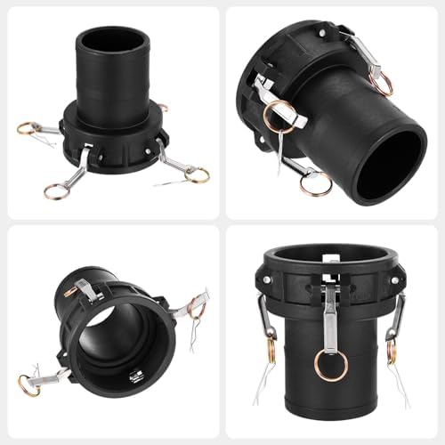 Polypropylene Type C 4" x 4" Cam Lock Hose Fitting - Image 4