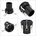 Polypropylene Type C 4" x 4" Cam Lock Hose Fitting - Image 4