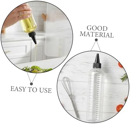 Veemoon 8 Pack Graduated PET Squeeze Bottles with Fine Tip Caps 17oz - Image 3
