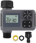 Programmable Sprinkler Timer and Automatic Watering Controller - IP55 Water Proof Rating and 3/4 Inch Universal Thread - Digital Drip Irrigation System with Impact ABS by Klanata