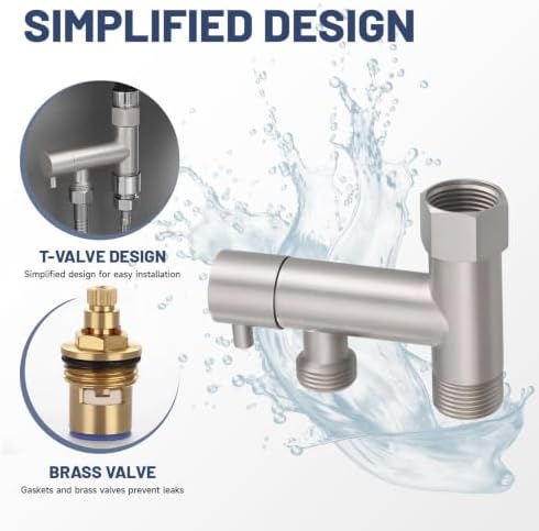 Handheld Bidet Sprayer Attachment for Toilet, Brass - Image 4