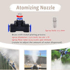 Drip Irrigation System for Raised Garden Bed, Adjustable Mist Nozzles Outdoor Plant Irrigation System, Leak-Proof & Easy Installation - Image 4
