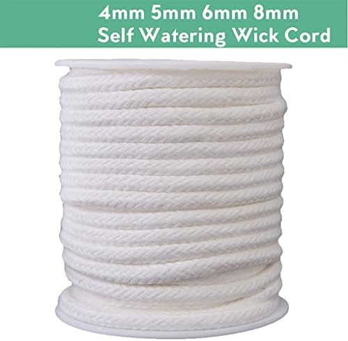 Self Watering Wick Cord Vacation Plant Sitter, For DIY Hydroponic Wicking Self-Watering Planter Pot Automatic Water System Device Potted Violet Auto Seedling Waterer Rope 10m/393.7'' ( Size : 8mmx10m - Image 7