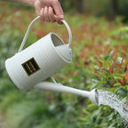Long Spout Watering Can, 1.8L Metal Sprinkler Head for Indoor Outdoor - Image 2