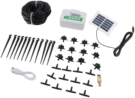 Generic Intelligent Automatic Solar Powered Garden Irrigation System, Programmable Watering Timer, Smart Irrigation System with Efficient Design, Ideal for Garden, Farmland & Lawn - Image 7